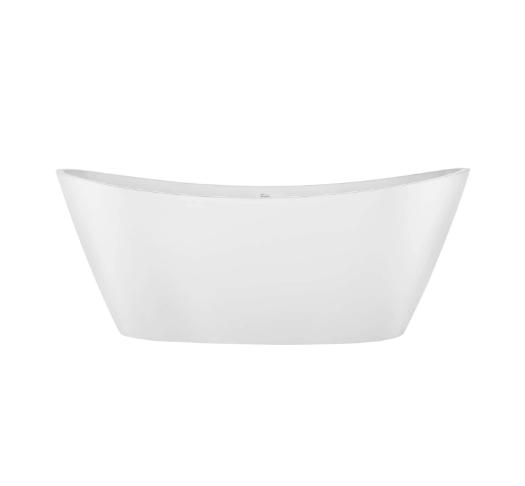 Empava 59 in. Freestanding Soaking Bathtub | EMPV-59FT1518-Feestanding bathtub-Empava-Nordica Sauna