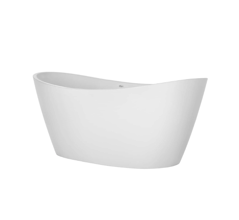 Empava 59 in. Freestanding Soaking Bathtub | EMPV-59FT1518-Feestanding bathtub-Empava-Nordica Sauna