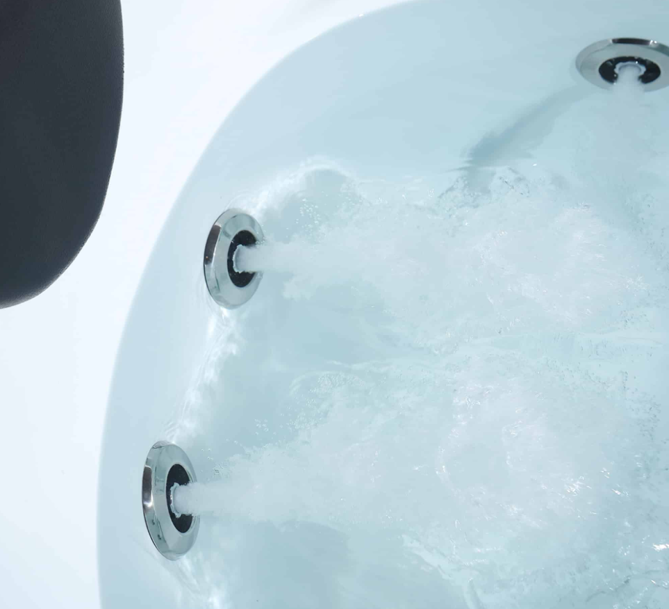 Empava 59 in. Round Whirlpool Bathtub | EMPV-59JT005-massage bathtub-Empava-Nordica Sauna