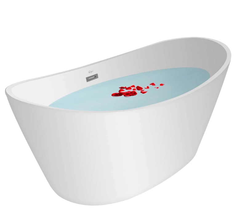 Empava 67 in. Freestanding Soaking Bathtub with LED | EMPV-67FT1518LED-Feestanding bathtub-Empava-Nordica Sauna