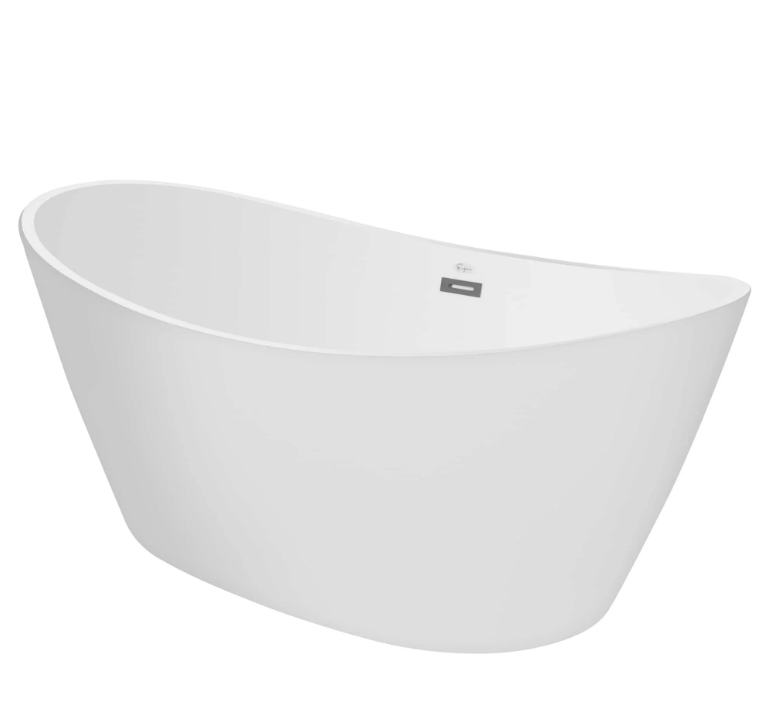 Empava 67 in. Freestanding Soaking Bathtub with LED | EMPV-67FT1518LED-Feestanding bathtub-Empava-Nordica Sauna