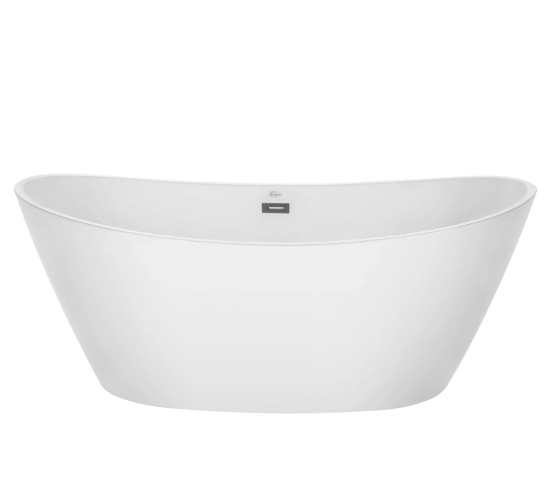 Empava 67 in. Freestanding Soaking Bathtub | EMPV-67FT1518-Feestanding bathtub-Empava-Nordica Sauna