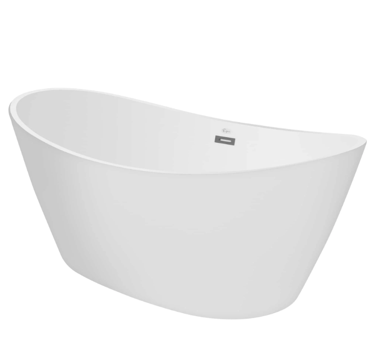 Empava 67 in. Freestanding Soaking Bathtub | EMPV-67FT1518-Feestanding bathtub-Empava-Nordica Sauna