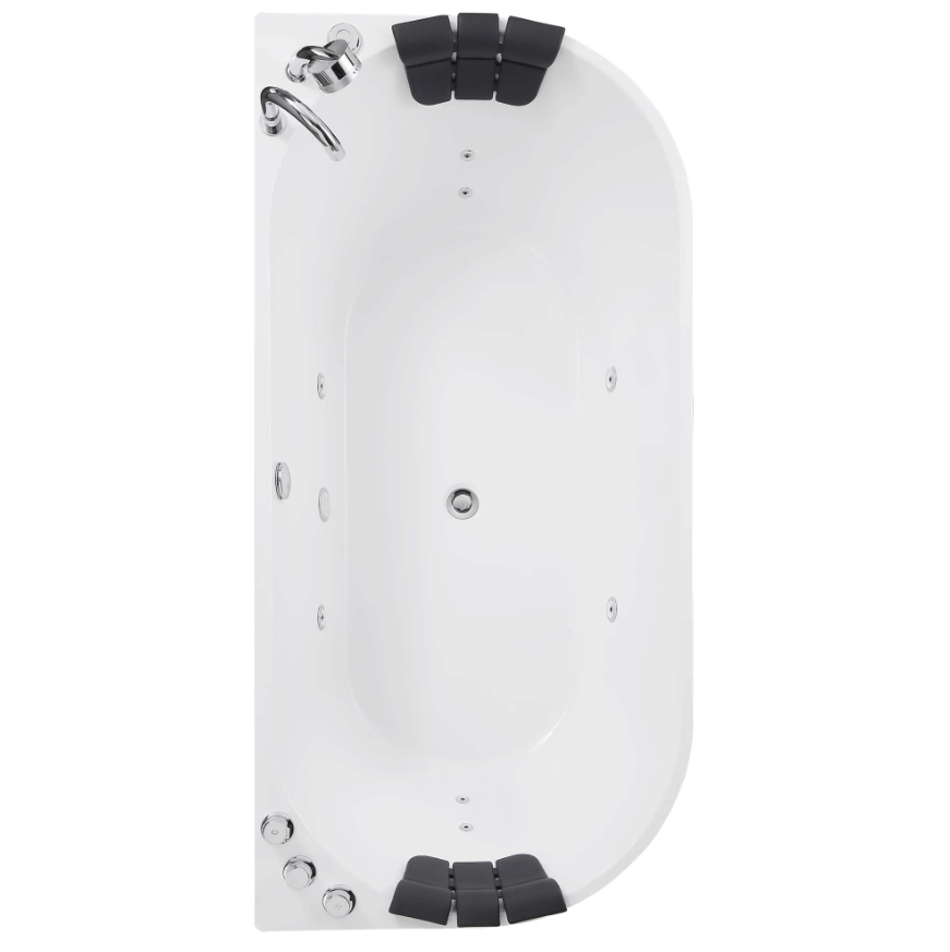 Empava 67 in. Whirlpool Freestanding Acrylic Bathtub | EMPV-67AIS07-Feestanding massage bathtub-Empava-Nordica Sauna