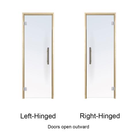 ProSaunas Clear Glass Sauna Door 36x81