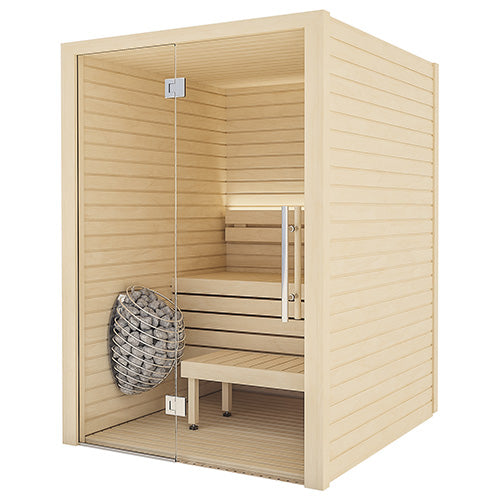 Auroom Cala Glass Aspen - 3 Person Traditional Sauna