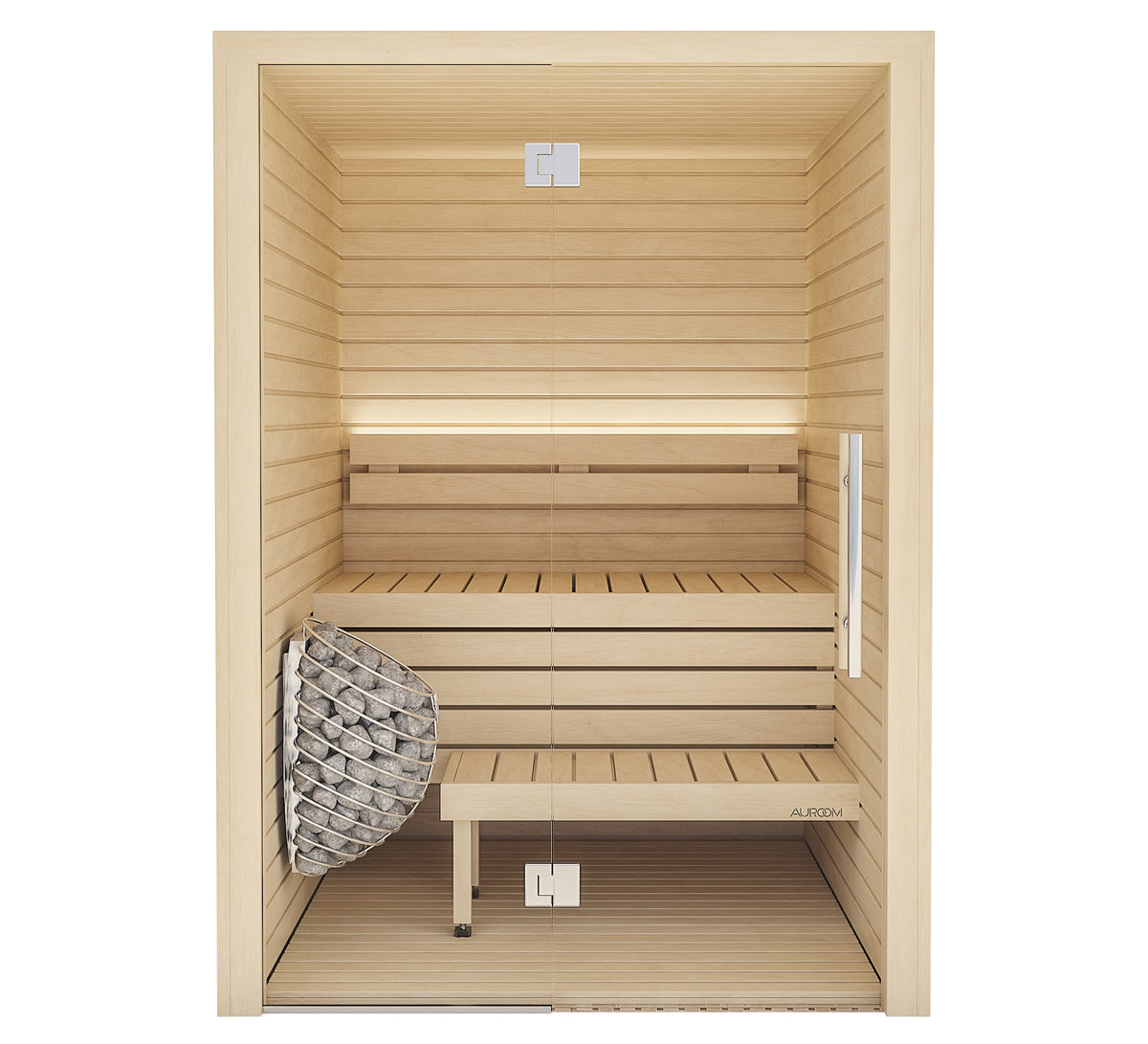 Auroom Cala Glass Aspen - 3 Person Traditional Sauna