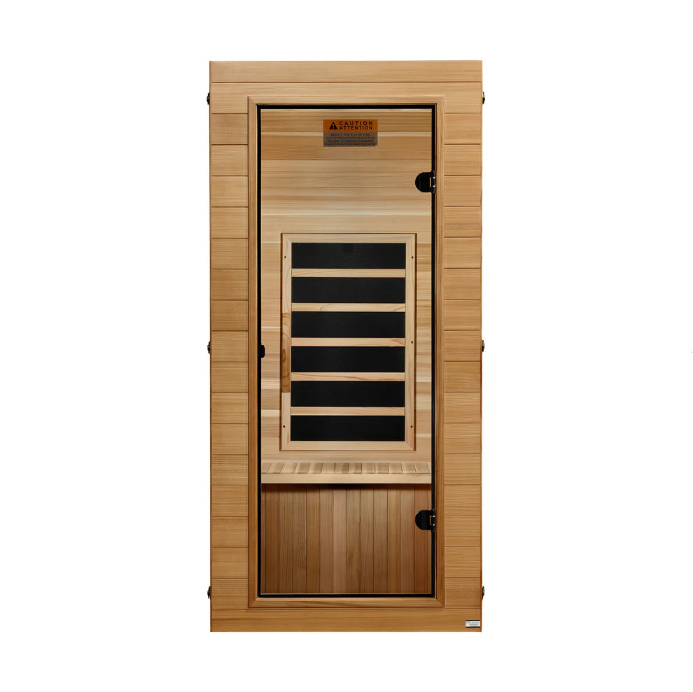 Golden Designs Dynamic Vero 1-Person Low EMF FAR Infrared Sauna | DYN-1201-01 Elite