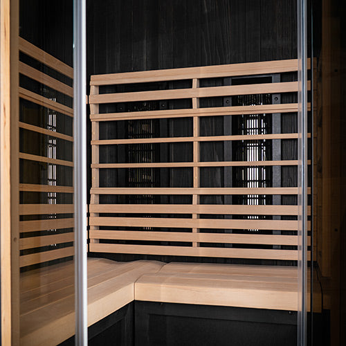 FINSAUNA Radia IR 300C 2-Person Full Spectrum Indoor Infrared Sauna