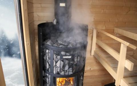 Harvia Legend 240 15.9kW GreenFlame Sauna Stove Package-Sauna Heater-Harvia-Stainless Steel-