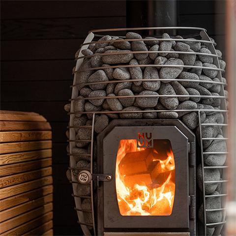 HUUM HIVE Wood Series LS 17.0kW Wood-Fired Sauna Heater Package-Sauna Heater-HUUM-Nordica Sauna