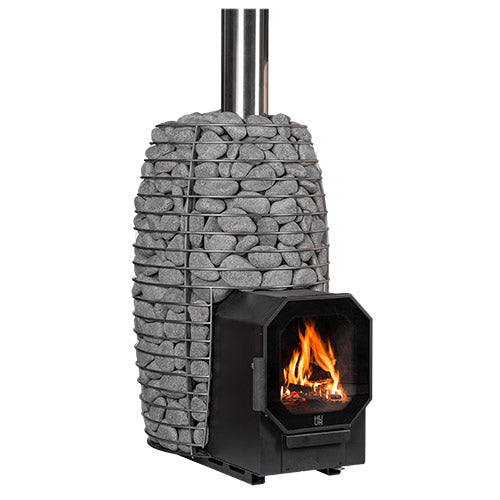 HUUM Hive Flow LS 9.8kW Wood Burning Sauna Stove Package