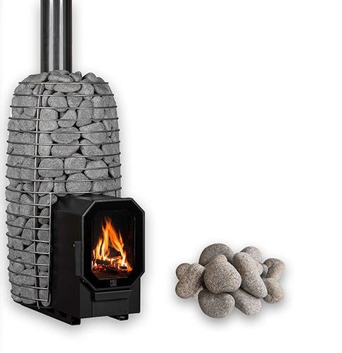 HUUM Hive Flow Mini LS 8.5kW Wood Burning Sauna Stove Package