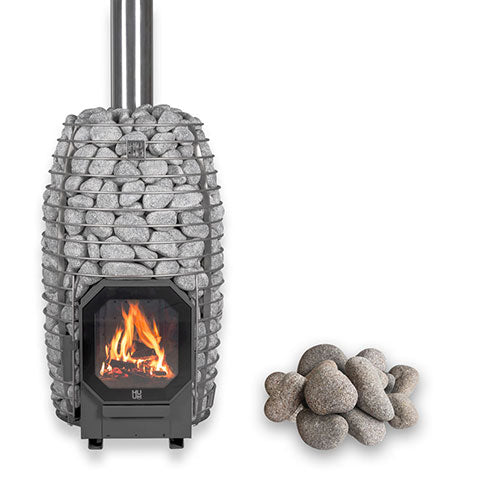 HUUM Hive Flow Mini 8.5kW Wood Burning Sauna Stove Package