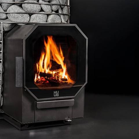 HUUM Hive Flow Mini 8.5kW Wood Burning Sauna Stove
