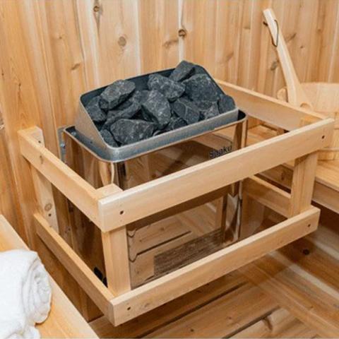 Harvia KIP80W Electric Sauna Heater Package-Sauna Heater-Harvia-240V/1PH (Home Use)-Standard Xenio CX170-