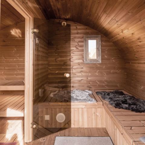 SaunaLife Model G11 Garden-Series Outdoor Home Sauna Kit -2 Room Sauna-Sauna-SaunaLife-Nordica Sauna