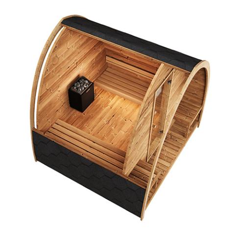SaunaLife Model G3 Outdoor Home Sauna Kit Garden Series-Sauna-SaunaLife-Nordica Sauna