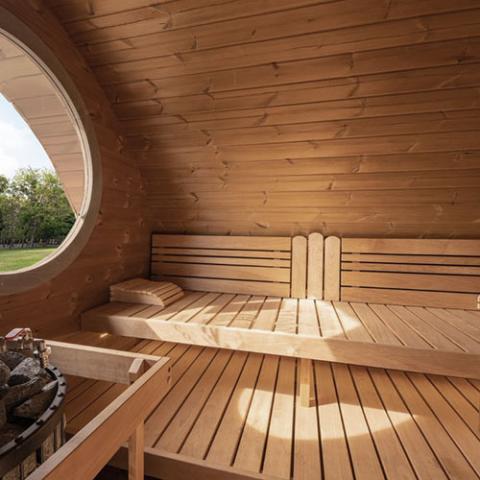 SaunaLife Model G11 Garden-Series Outdoor Home Sauna Kit -2 Room Sauna-Sauna-SaunaLife-Nordica Sauna