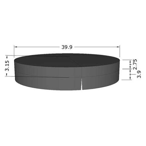 SaunaLife Insulated Cover for S1 Series Hot and Cold Plunge Tubs