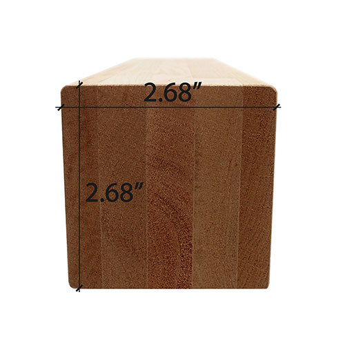 
Thermo-Aspen Sauna Wood S4SEE SHP Bench Material 3x3" | WOOD703
