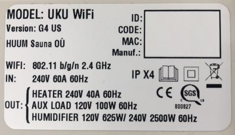 HUUM SP0030 UKU Series WiFi Spare Main Module-Sauna Heater Accessories-HUUM-Nordica Sauna