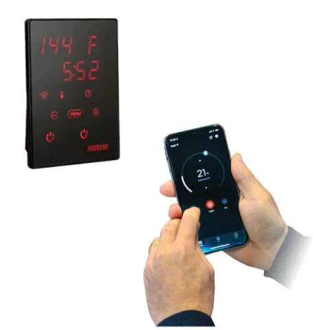 Harvia Cilindro PC60E 6kW Sauna Heater Package-Sauna Heater-Harvia-Standard Xenio CX30-