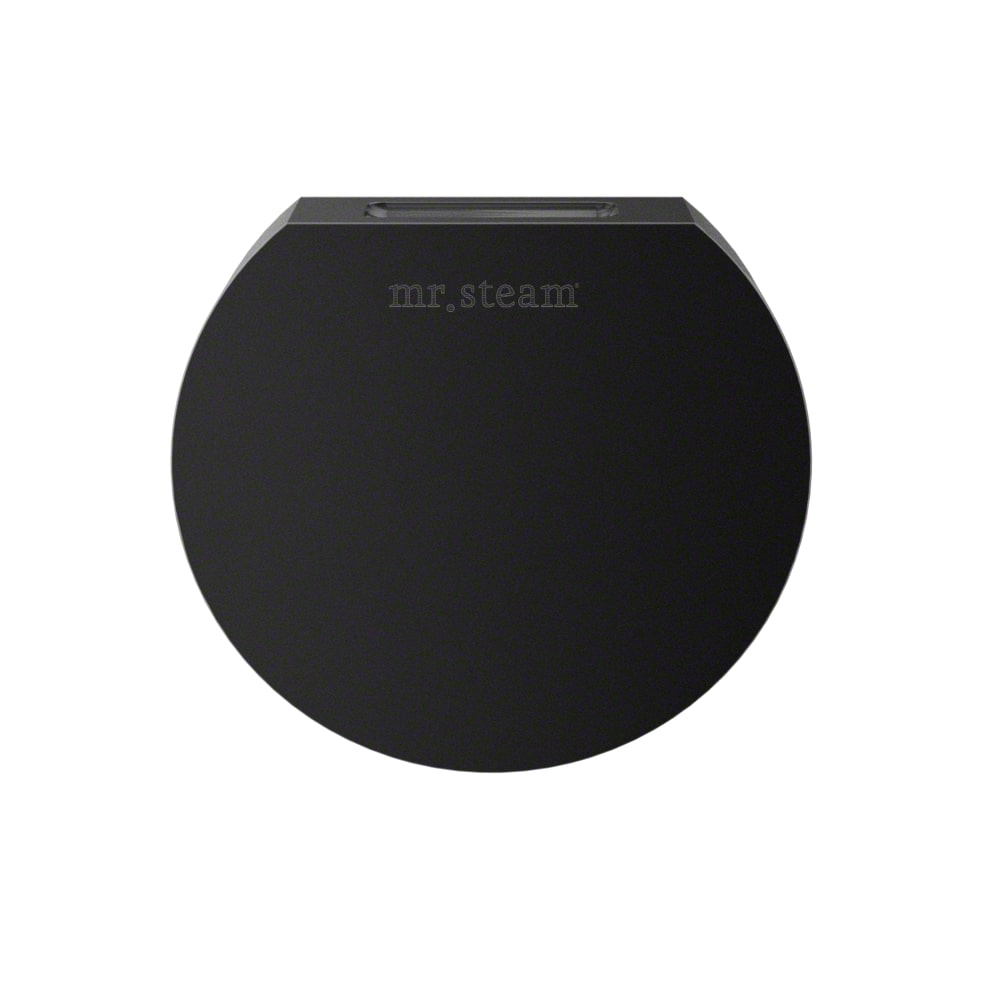 Mr. Steam Aroma Designer Round 3 in. Steam Head-Steam Head-Mr. Steam-Matte Black-Nordica Sauna