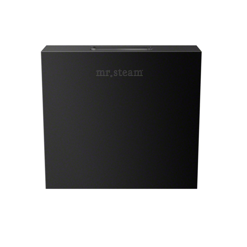 Mr. Steam Aroma Designer Square 3 in. Steam Head-Steam Head-Mr. Steam-Matte Black-Nordica Sauna