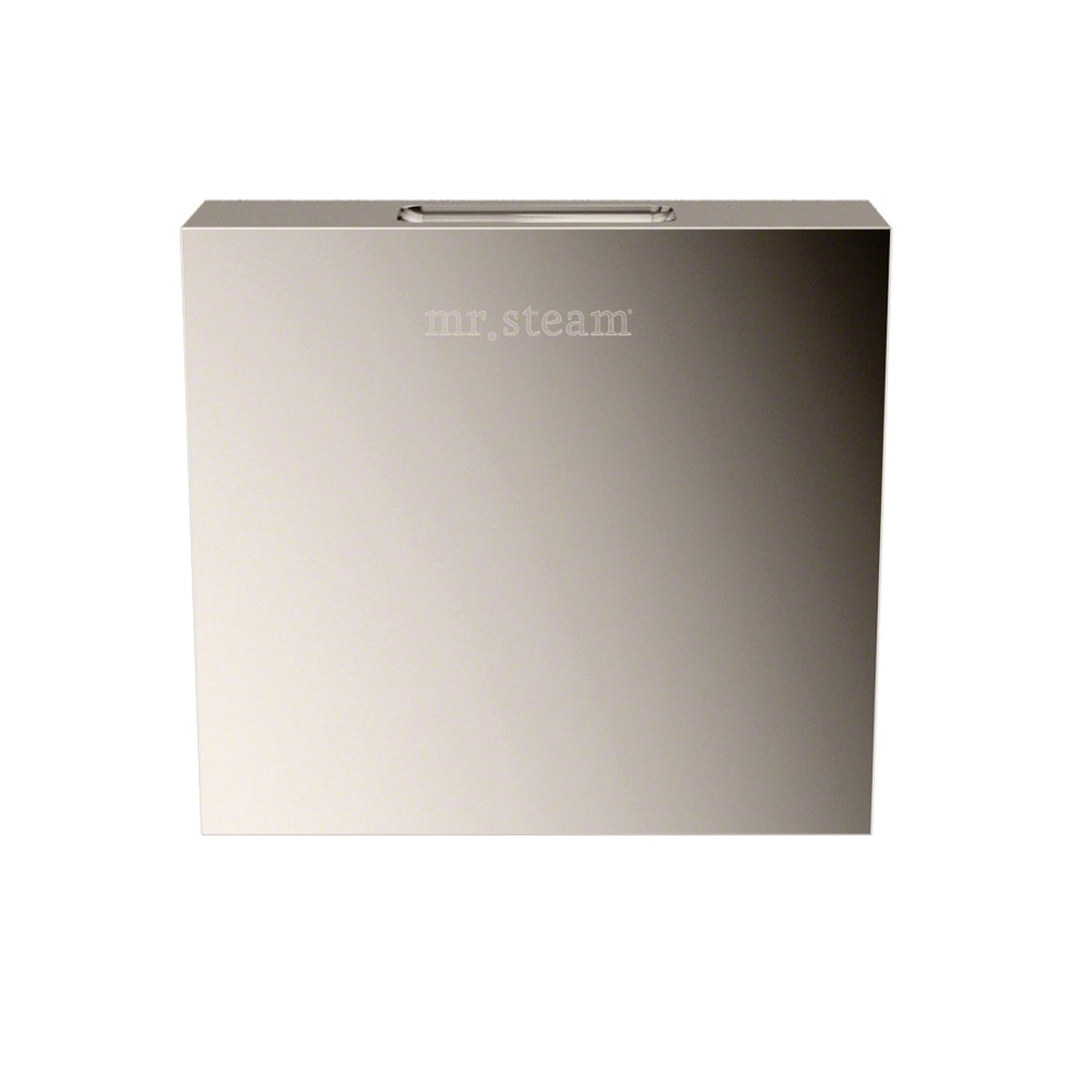 Mr. Steam Aroma Designer Square 3 in. Steam Head-Steam Head-Mr. Steam-Polished Nickel-Nordica Sauna