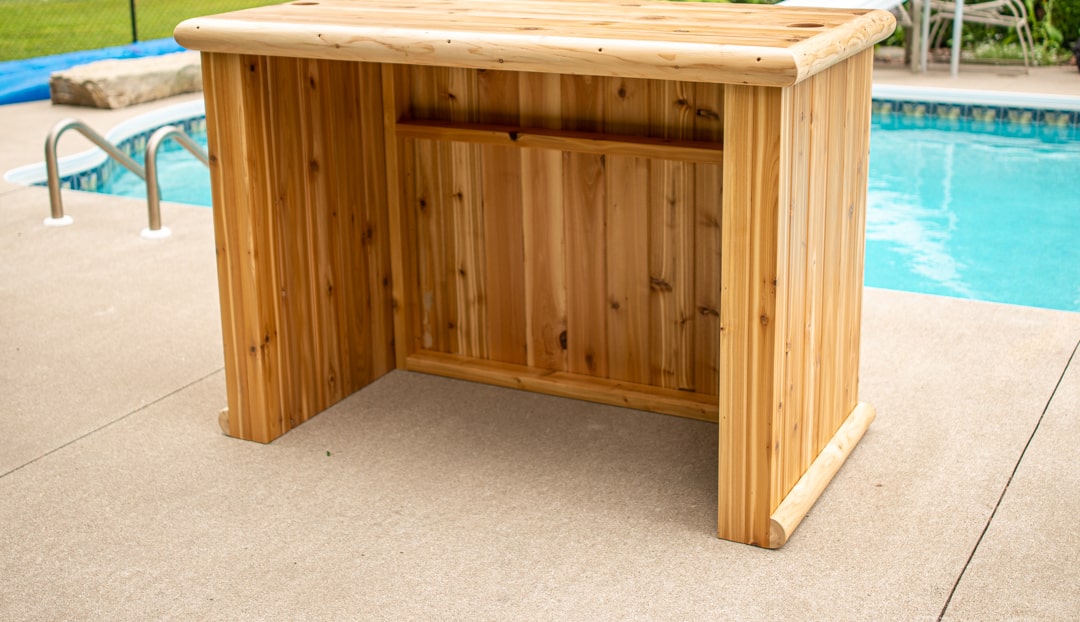 Dundalk Southern Fantasy Tiki Bar-Outdoor Furniture-Dundalk Leisurecraft-None-None-Unfinished-Nordica Sauna