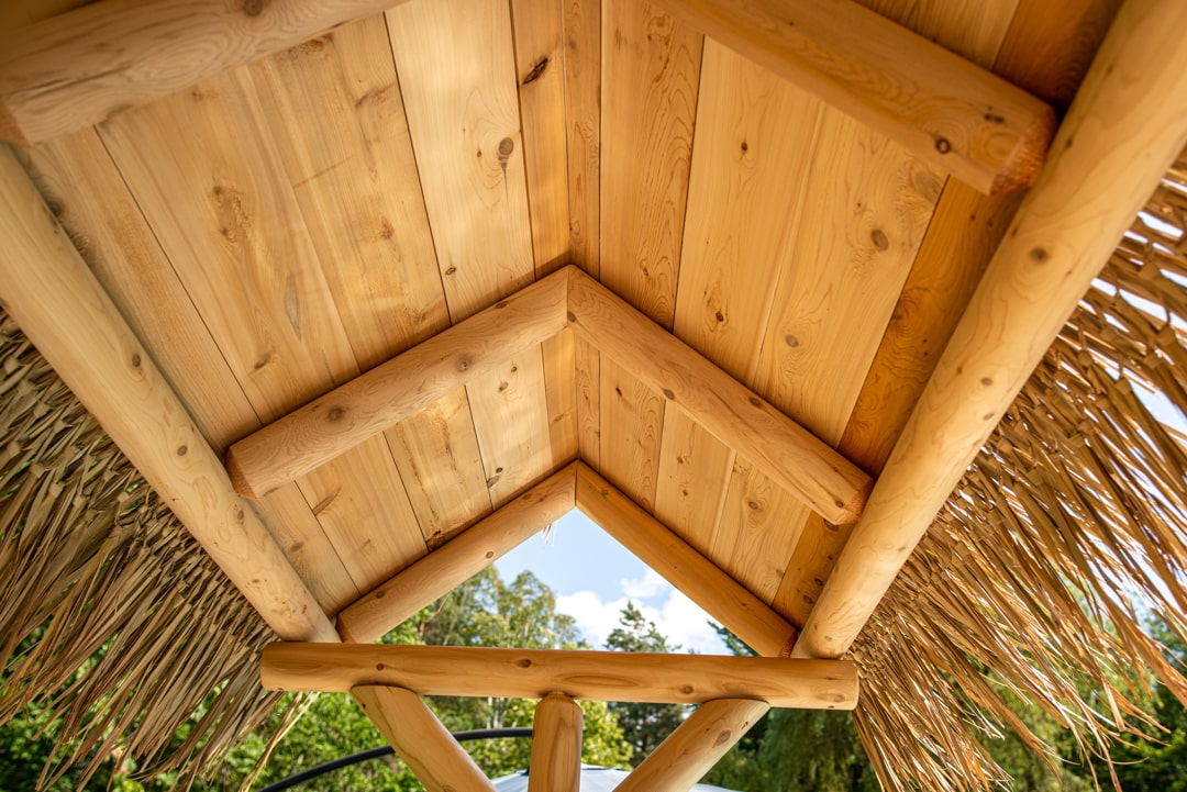 Dundalk Southern Fantasy Tiki Bar-Outdoor Furniture-Dundalk Leisurecraft-None-None-Unfinished-Nordica Sauna