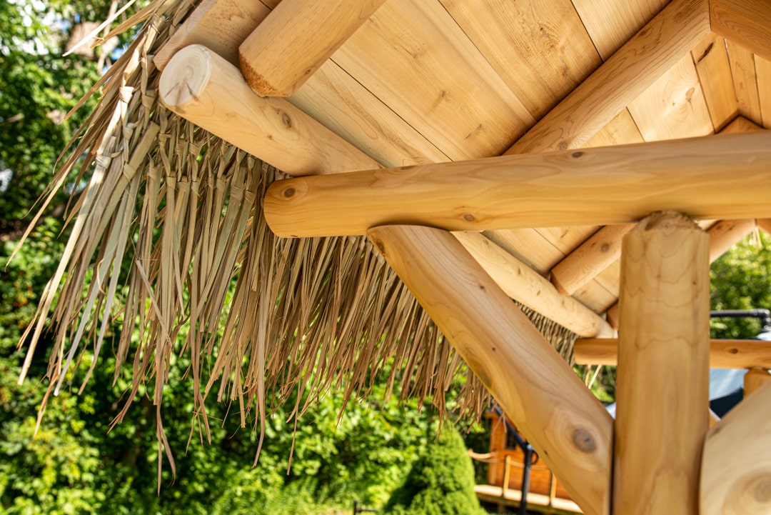 Dundalk Southern Fantasy Tiki Bar-Outdoor Furniture-Dundalk Leisurecraft-None-None-Unfinished-Nordica Sauna