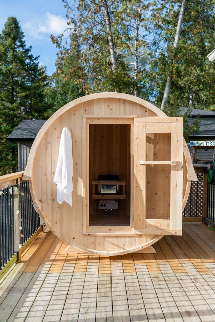 Dundalk CT Harmony 4 Person Barrel Sauna-Sauna-Dundalk Leisurecraft-None-Nordica Sauna