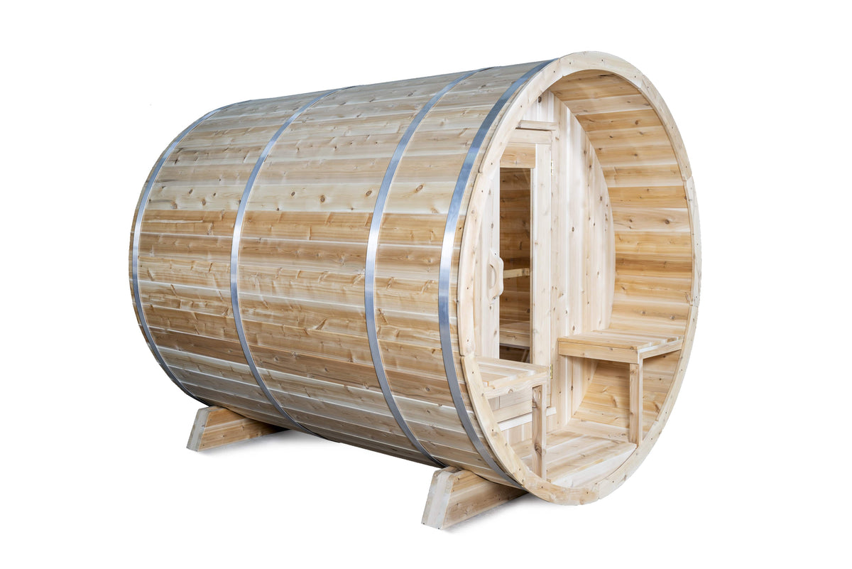 Dundalk CT Serenity 4 Person Barrel Sauna-Sauna-Dundalk Leisurecraft-None-Nordica Sauna