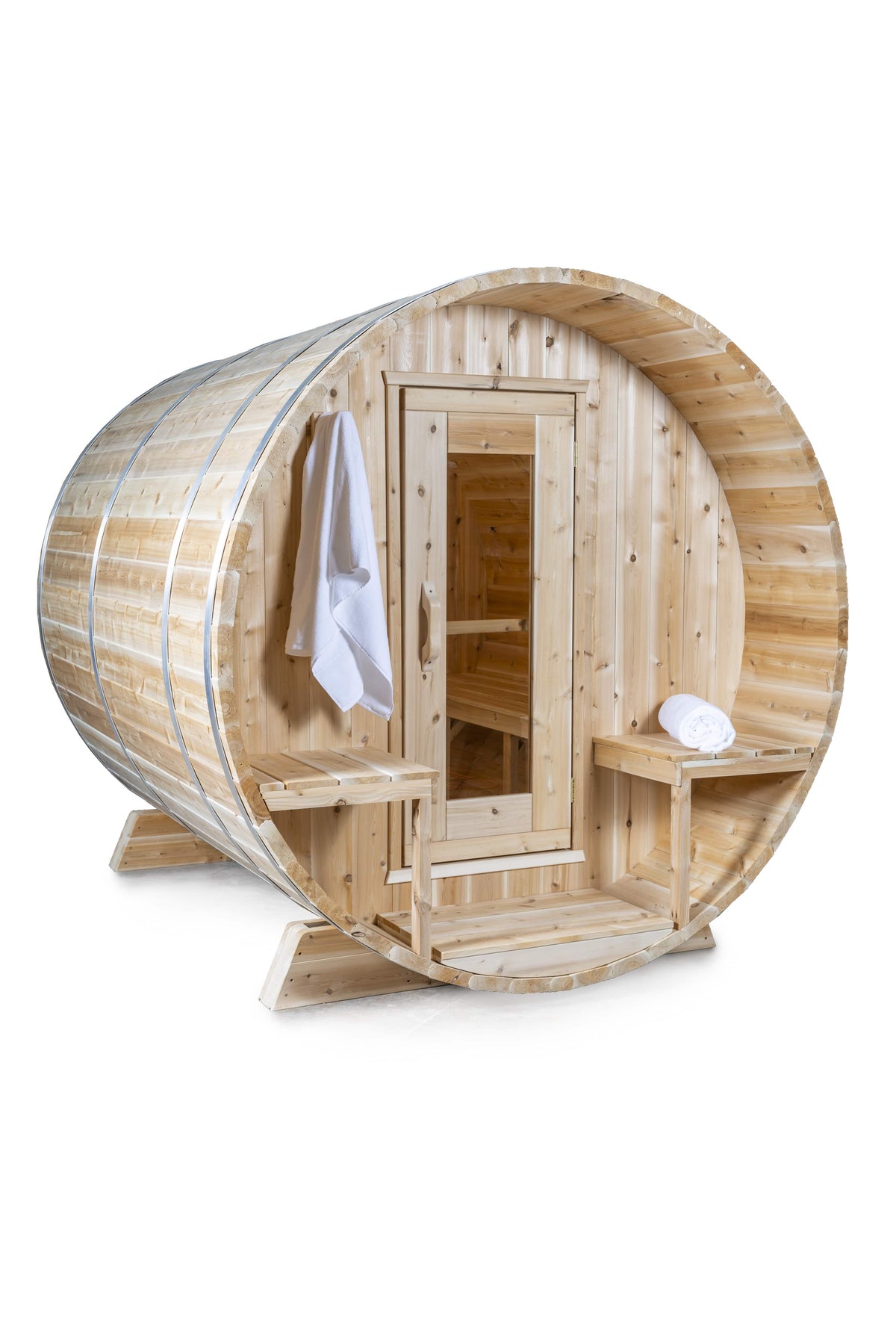 Dundalk CT Serenity 4 Person Barrel Sauna-Sauna-Dundalk Leisurecraft-None-Nordica Sauna