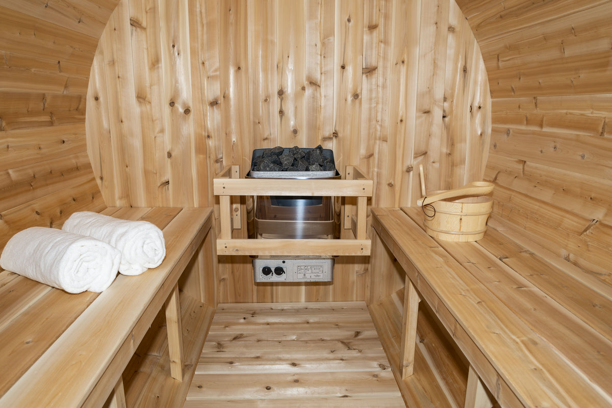 Dundalk CT Serenity 4 Person Barrel Sauna-Sauna-Dundalk Leisurecraft-None-Nordica Sauna
