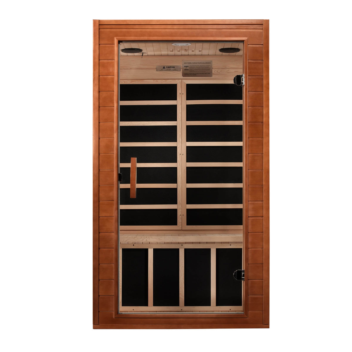 Golden Designs Dynamic "Avila" 1-2 Person Low EMF FAR Infrared Sauna | DYN-6103-01-Sauna-Golden Designs-Nordica Sauna