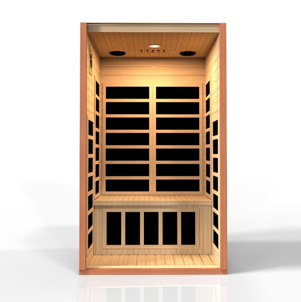 Golden Designs Dynamic "Avila Elite" 1-2 Person Ultra Low EMF FAR Infrared Sauna | DYN-6103-01 Elite-Sauna-Golden Designs-Nordica Sauna