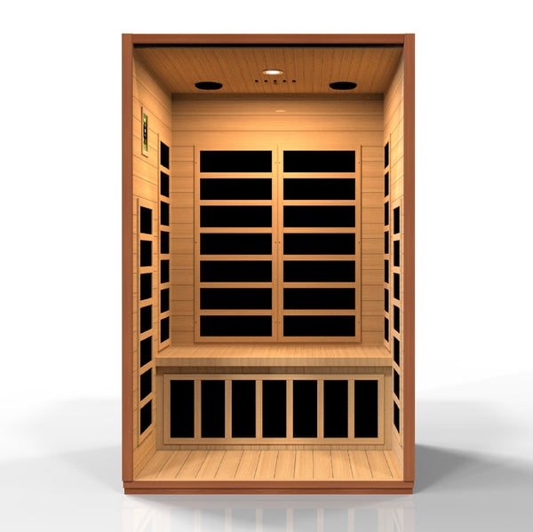 Golden Designs Dynamic "Cordoba Elite" 2-Person Ultra Low EMF FAR Infrared Sauna | DYN-6203-01 Elite-Sauna-Golden Designs-Nordica Sauna