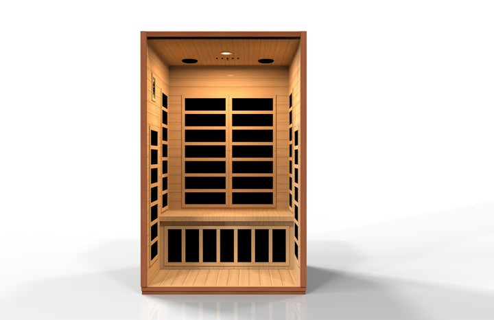 Golden Designs Dynamic "Cordoba" 2-Person Low EMF FAR Infrared Sauna | DYN-6203-01-Sauna-Golden Designs-Nordica Sauna