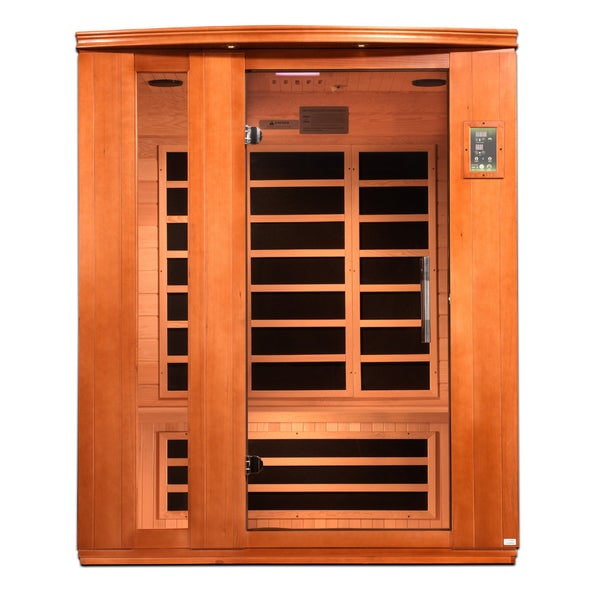 Golden Designs Dynamic "Lugano Elite" 3-Person Ultra Low EMF FAR Infrared Sauna | DYN-6336-02 Elite-Sauna-Golden Designs-Nordica Sauna
