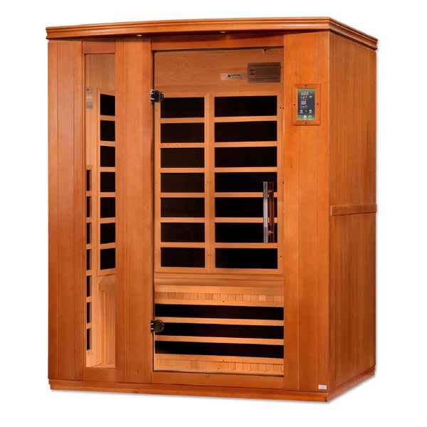 Golden Designs Dynamic "Lugano Elite" 3-Person Ultra Low EMF FAR Infrared Sauna | DYN-6336-02 Elite-Sauna-Golden Designs-Nordica Sauna