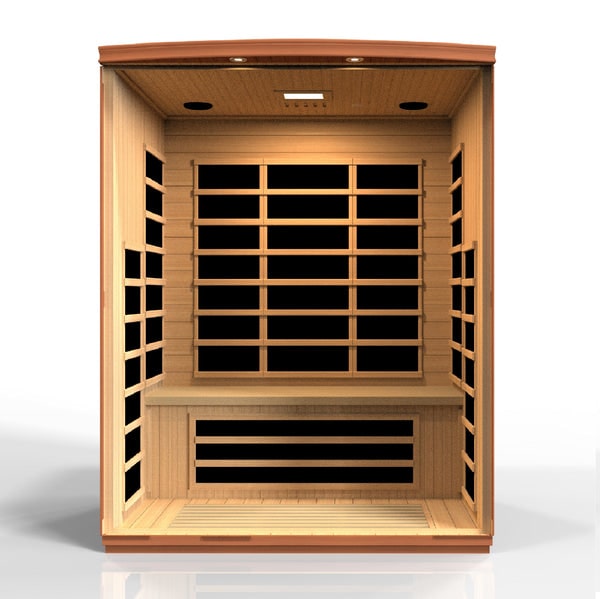 Golden Designs Dynamic "Lugano Elite" 3-Person Ultra Low EMF FAR Infrared Sauna | DYN-6336-02 Elite-Sauna-Golden Designs-Nordica Sauna