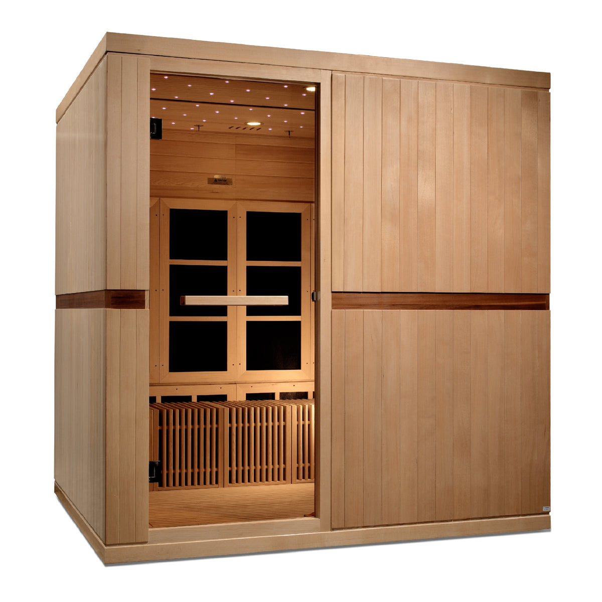 Golden Designs Dynamic "Catalonia" 8-Person Near Zero EMF Wheel Chair Sauna | GDI-6880-01-Sauna-Golden Designs-Nordica Sauna
