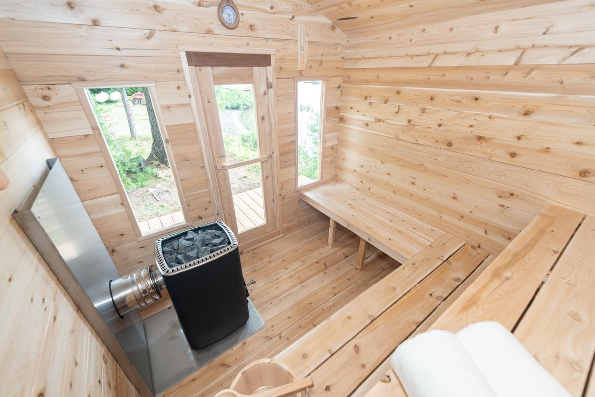 Dundalk CT Georgian Cabin 6 Person Sauna-Sauna-Dundalk Leisurecraft-Nordica Sauna