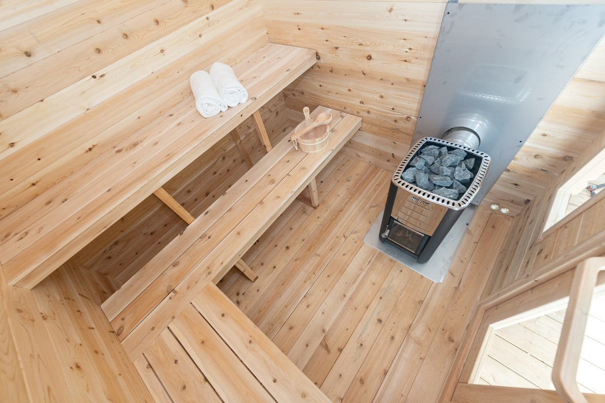 Dundalk CT Georgian Cabin 6 Person Sauna-Sauna-Dundalk Leisurecraft-Nordica Sauna