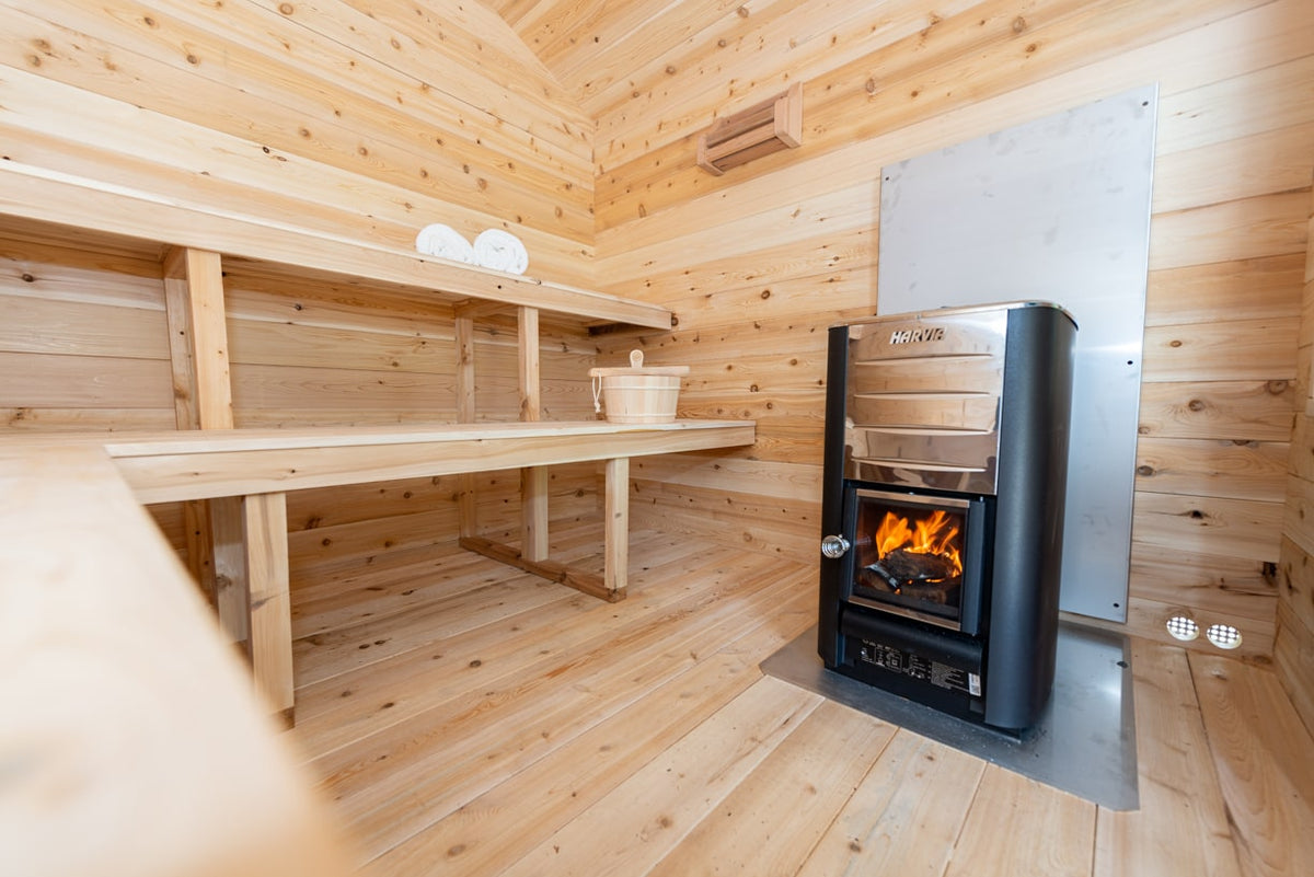 Dundalk CT Georgian Cabin 6 Person Sauna-Sauna-Dundalk Leisurecraft-Nordica Sauna