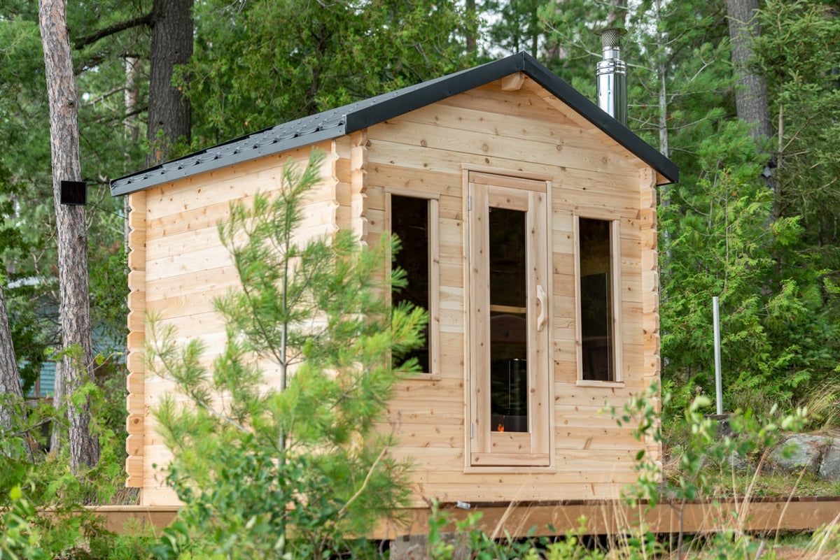 Dundalk CT Georgian Cabin 6 Person Sauna-Sauna-Dundalk Leisurecraft-Nordica Sauna