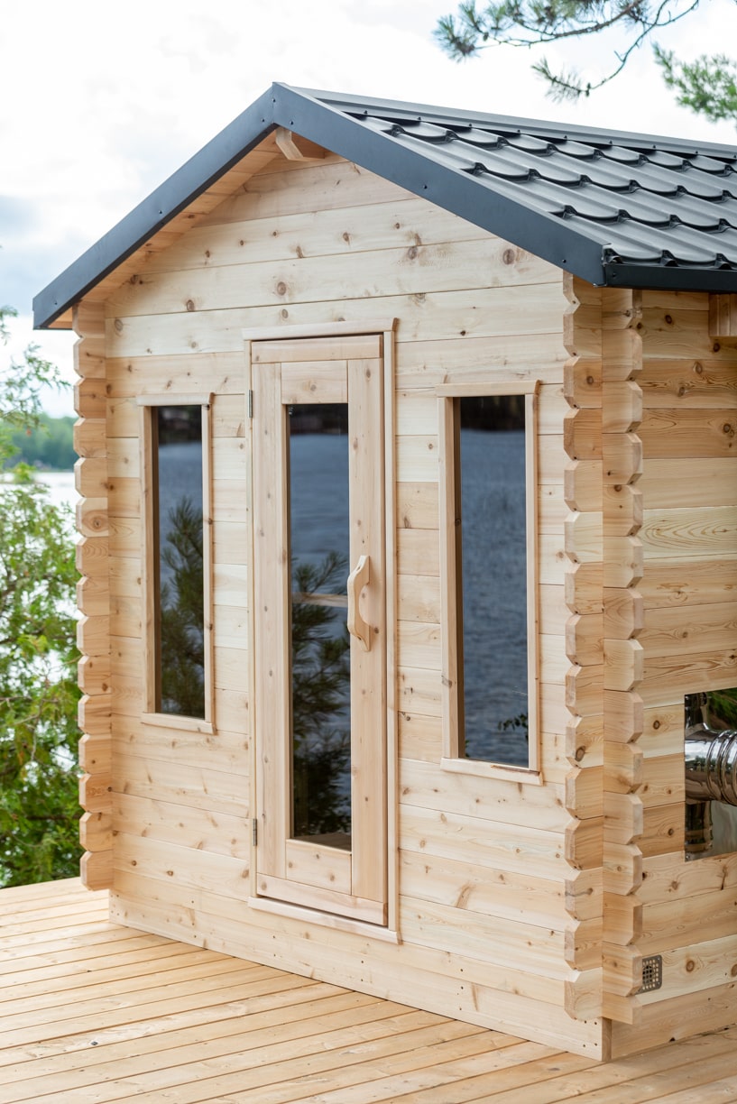 Dundalk CT Georgian Cabin 6 Person Sauna-Sauna-Dundalk Leisurecraft-Nordica Sauna